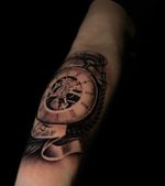 • Pocket watch ( Respect the past create the future ) Done at @gypsystables •Bookings & info Via whatsapp Link in bio & email. nicktattoo.g@gmail.com #londontattoo #londontattooartist #londontattoos #uktattoo #uktattooartist #uktattooist #blackandgreytattoo #uktta #london #uk #pocketwatch #pocketwatchtattoo