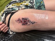 Butterfly and Floral Ornament