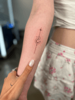 Celestial Line Tattoo