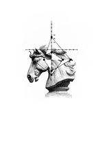 Geometric Horse Bust