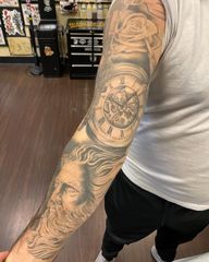Some finished sleeves. Done @tattooparadisedc