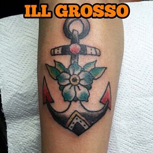 Done today by ILL Grosso, thanks Sabrina #anchor #traditional 