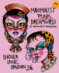 Punk girls looking cool, ready for tattooing! Need to be around handsized. 