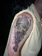 Viking Warrior Axe Tattoo