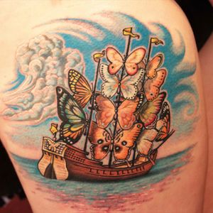 #brianwren #ship #butterfly #animal