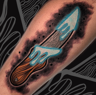 Glowing Knife