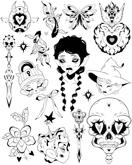 Flash tattoo