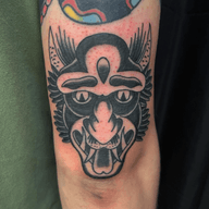 Devil Mask Tattoo