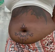 Belly jewelry from my flash