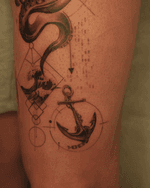 Geometric Nautical Scene