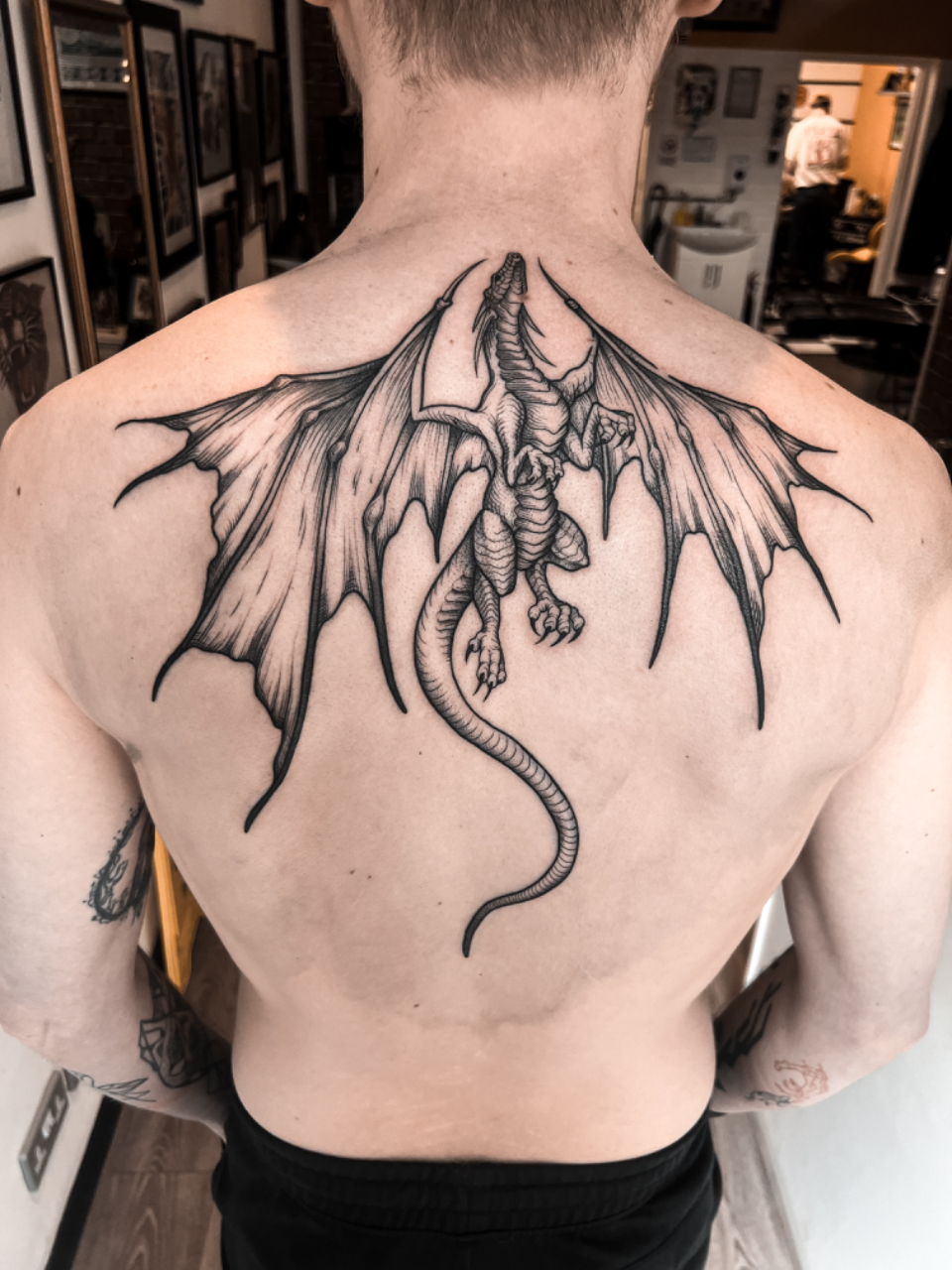 Western Dragon Tattoo by Alexandra Mulhall • Tattoodo