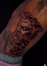 Classical Bust Portrait Tattoo
