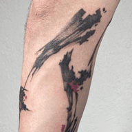 Abstract Brushstroke