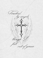‘ I never told you what I do for a living’ angel wings. Words can be changed/ removed !