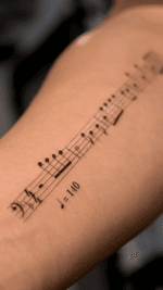 Very special song as a first ever tattoo for Kirittin 🎶