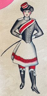 Vintage Uniformed Woman
