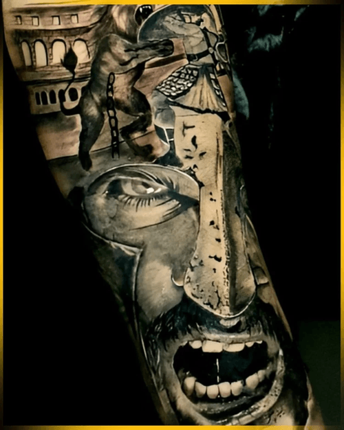 Ancient Warrior and Roman Scenes