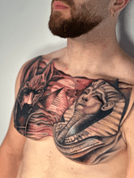 Egyptian Mythology Chest Piece