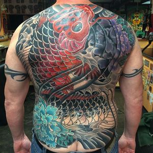 Got another session in on this. One left likely. Tattoo in progress by Scott A Cooksey. #japanese #backpiece #inprogress #lonestartattoo #oriental 