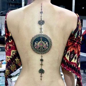 Tattoo feita pelo artista Raphael Lopes do Metamorphosis Tattoo na Tattoo Week Rio.