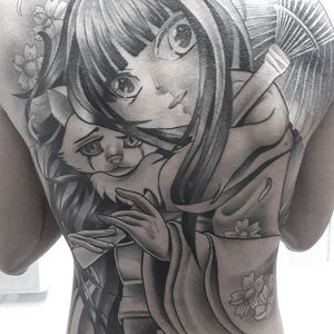 Dos fini... #backpiece #blackandgreytattoo #tattooofthedayh #masterpiece #borisfrenchgraffiti #frenchgraffitiparis #boris