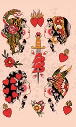 American Traditional Flash Sheet