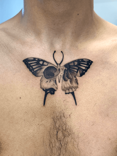 Butterfly skull