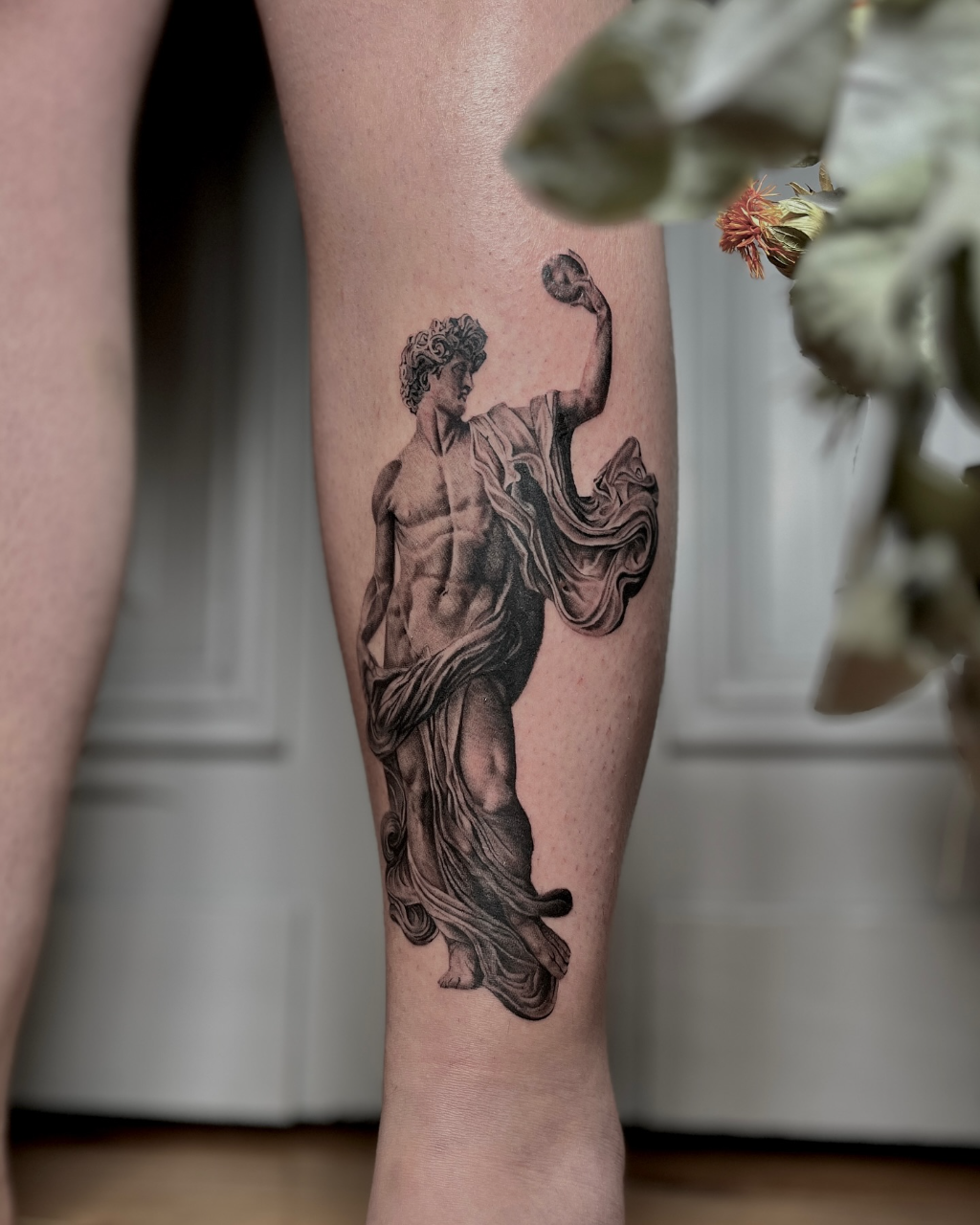 Apollo Statue Tattoo • Tattoodo, image size:1024x1280
