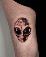 Alien Head Portrait