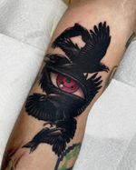 Thanks for looking 🖤 . . . #animetattoo #naruto #itachi #uchiha #blackwork #blackworktattoo #montebello #losangeles #montereypark #Alhambra