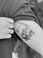 Framed Abstract Blackwork