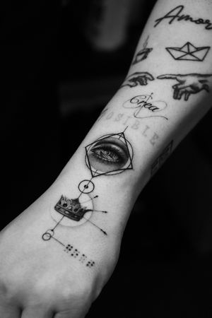 Geometric tattoo style