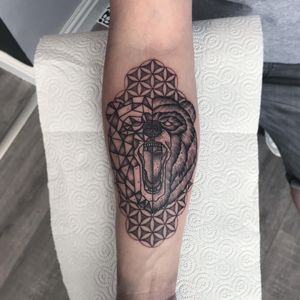 Dotwork tattoo style