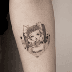 Anime Girl Tattoo