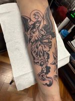 Angel with Star Tattoo