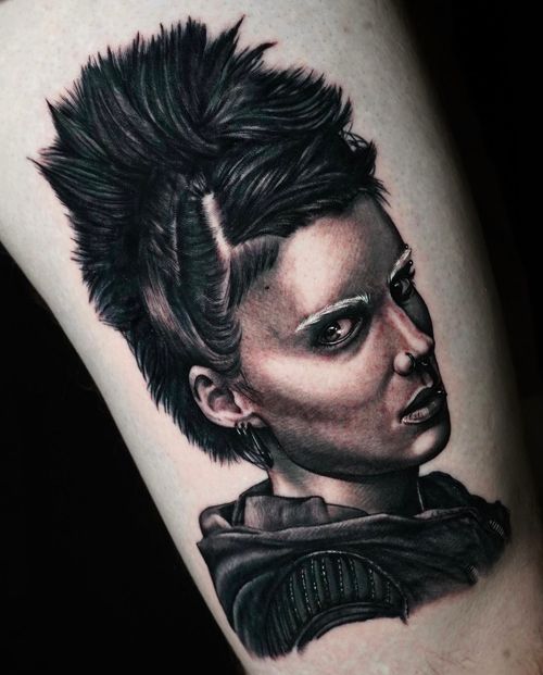 Punk Warrior Portrait