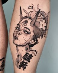 Oni Girl Illustration