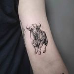 Booking for June opened. -DM for appointment- . . . . . . #bull #tattoo #animal #taurus #tattoomayhemstudio #art #realism #anaheim #californiatattoo #smalltattoos #goliathcartridges #fkirons #bodyart