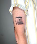Angry Computer Tattoo