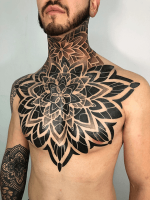 Dotwork tattoo style