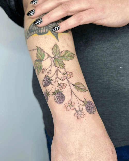 Blackberry Branch Tattoo