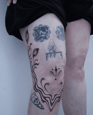Abstract Flow with Dotwork
