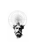 Classical Bust with Dome and Geometric Orbits