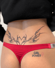 Tribal Heart Wings