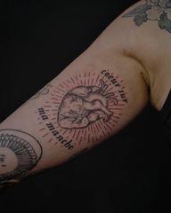 Anatomical Heart with Text