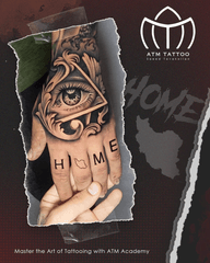 All-Seeing Eye and Lettering