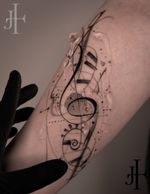 Abstract Treble Clef Composition