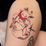 A #yako from #tghk ! This was from Saturday @itsanimemagicinkd and was an absolute blast to tattoo! Dream skin for real! #toiletboundhanakokun #yako #misaki #anime #manga #animetattoo #mangatattoo #chicagoartist #artistsofinstagram #tattooing #animemagicinkd #animemagicinkd2025