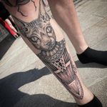 Healed Sphynx with some added filler for an ongoing leg sleeve for @g5p_uu - - - - - - - - - #sphynx#sphynxcat#sphynxcats#egypt#egyptian#egyptiansleeve#nlackandgrey#aztec#blackandgreytattoo#blackandgreytattoos#tattoodesign#tattooart#bromley#londontattoo#egyptiantattoo#egyptiantattoos#egyptiantattoodesign#egyptiantattooidea#sphynxcats#sphynxcatlover