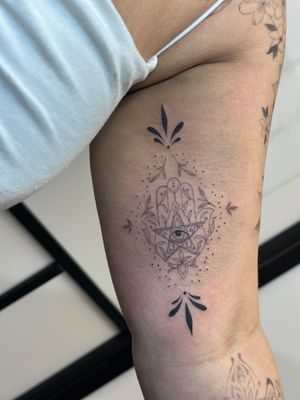 Blackwork tattoo style